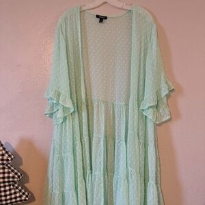 Torrid size 3 polka dot cardigan